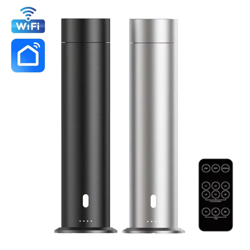 Smart Waterless Aromatherapy Essential Oil Diffuser Professional Scent Air Machine Column Aroma Diffuser for Home Large Room
